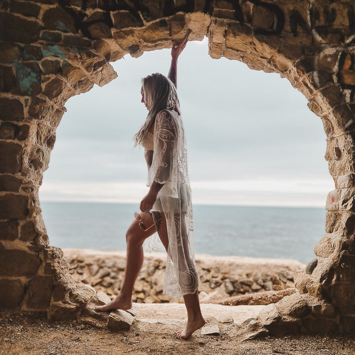 White Lace Kimono