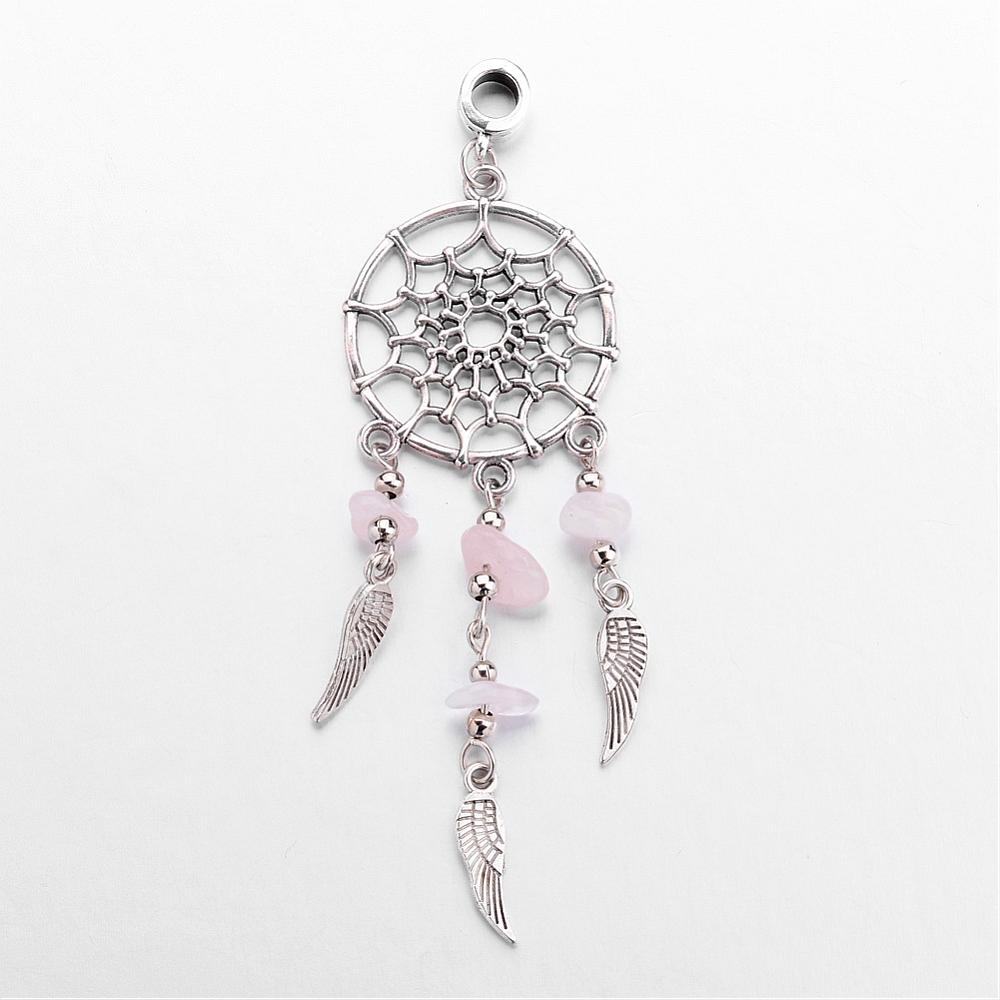 Dreamcatcher with Rose Quartz