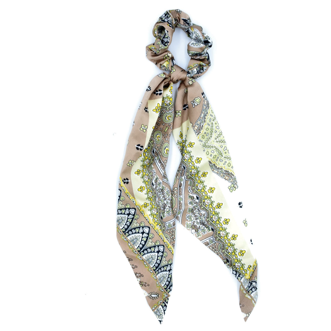 Beige Scrunchie scarf