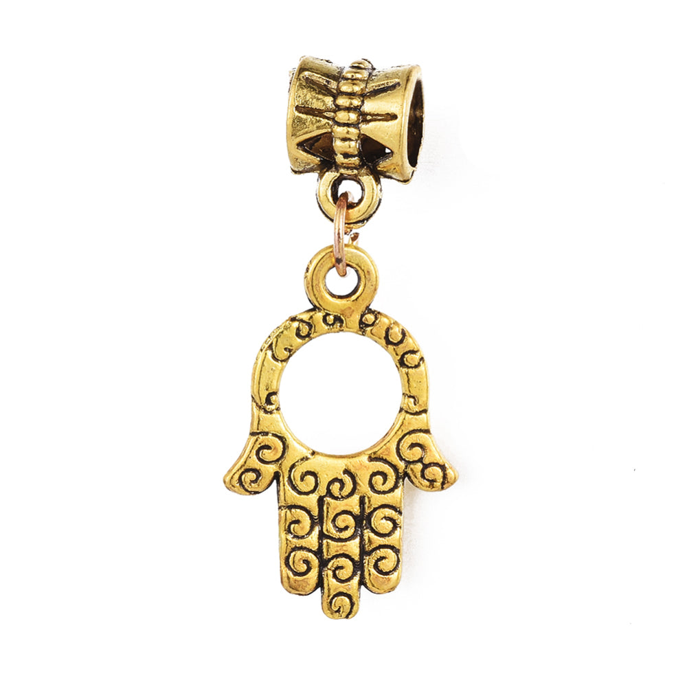 Antique Gold Hand Hole 1pcs