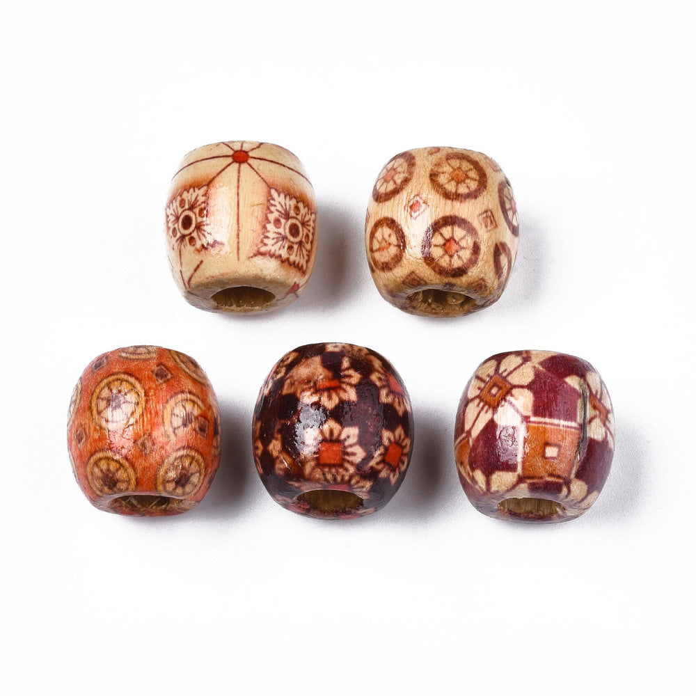 Big hippie wood beads 10pieces