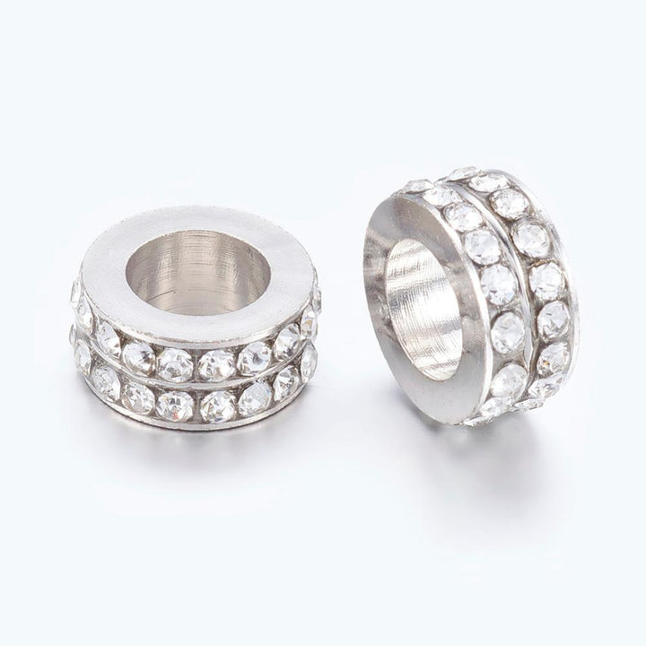 Double Ring Rhinestone 3pieces