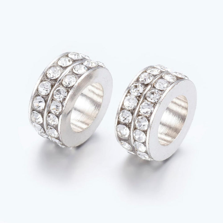 Double Ring Rhinestone 3pieces