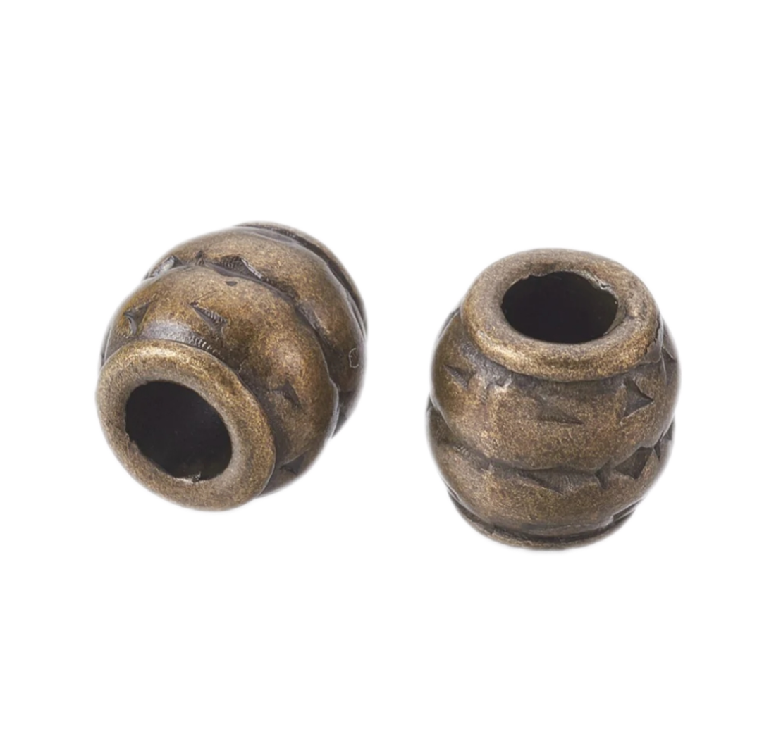 Antique bronze bead 10pieces