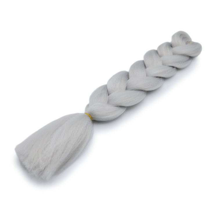 Grey Braiding Hair