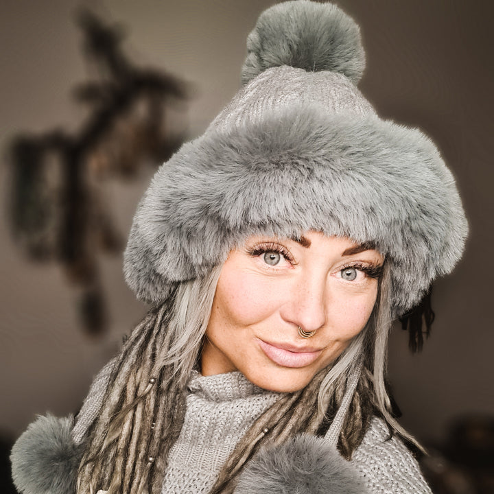 Cozy hat Grey