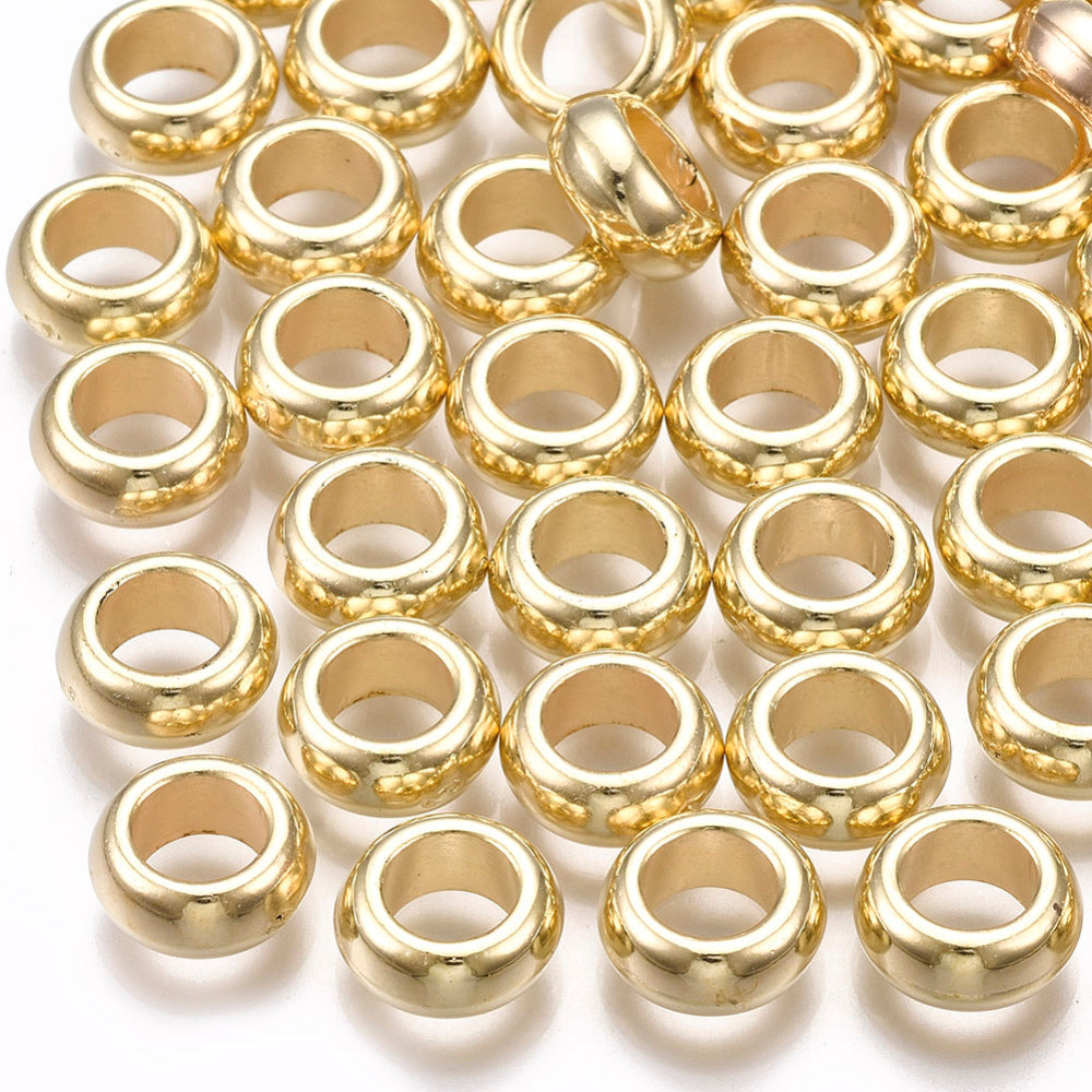 Plain Shiny Golden Beads 15pieces