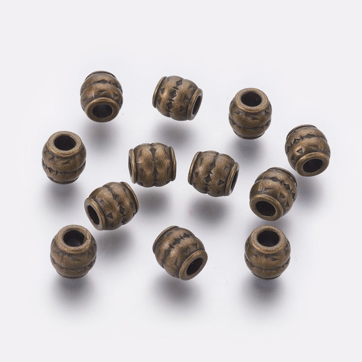 Antique bronze bead 10pieces