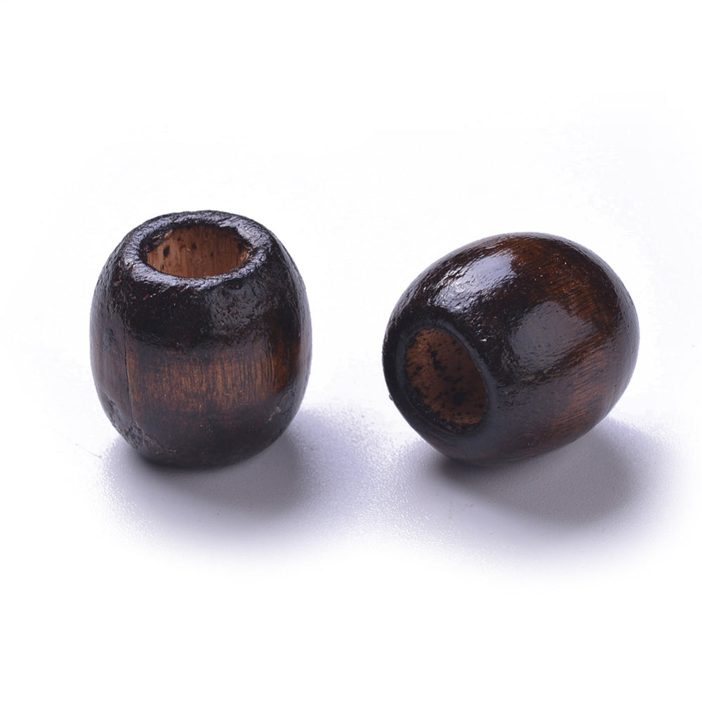 Big dark wood bead 10pieces