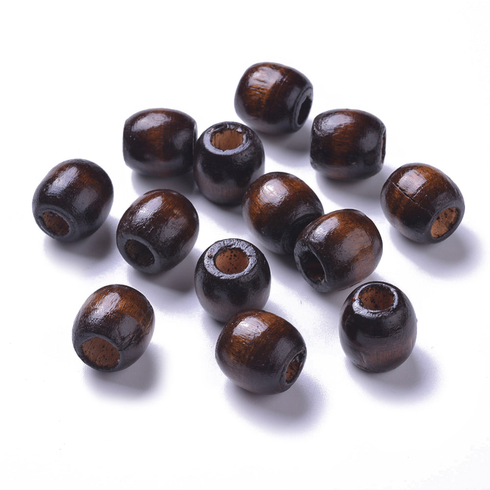 Big dark wood bead 10pieces