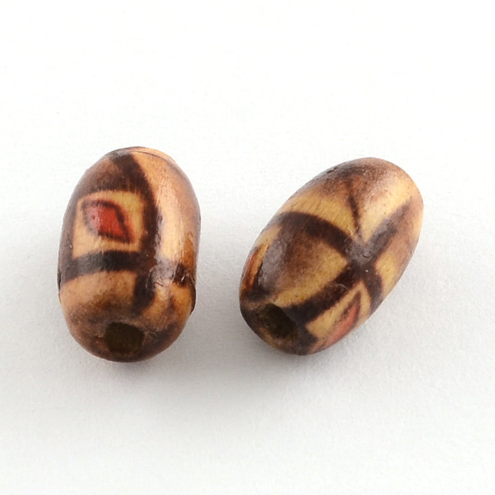 Mini wood bead 10pieces