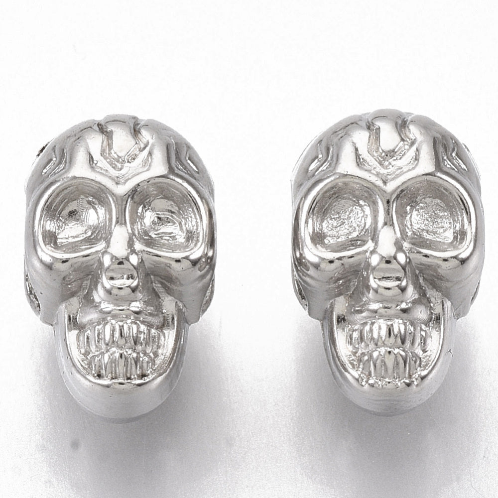 Silver skull 10pieces