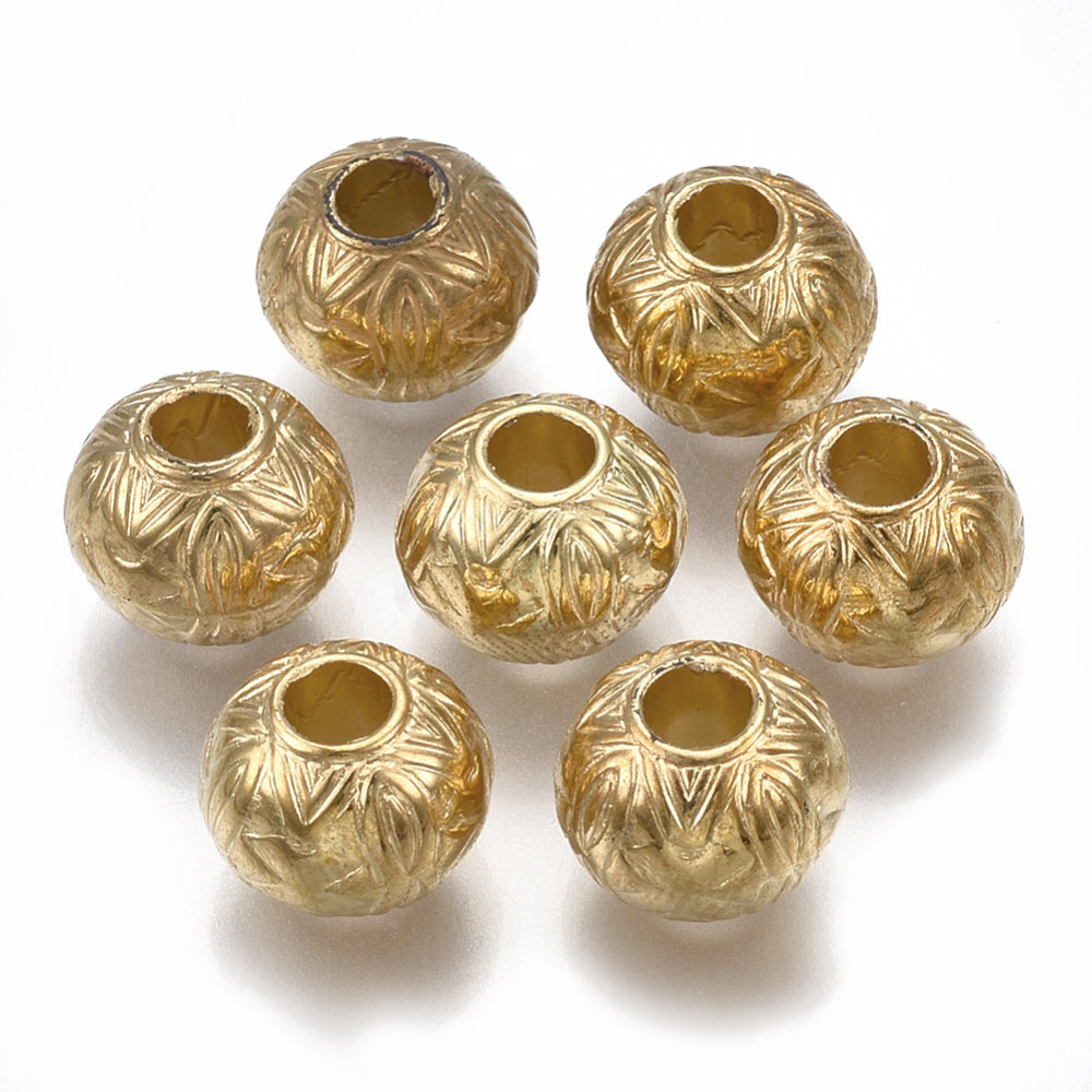 Golden tribe bead 10pieces