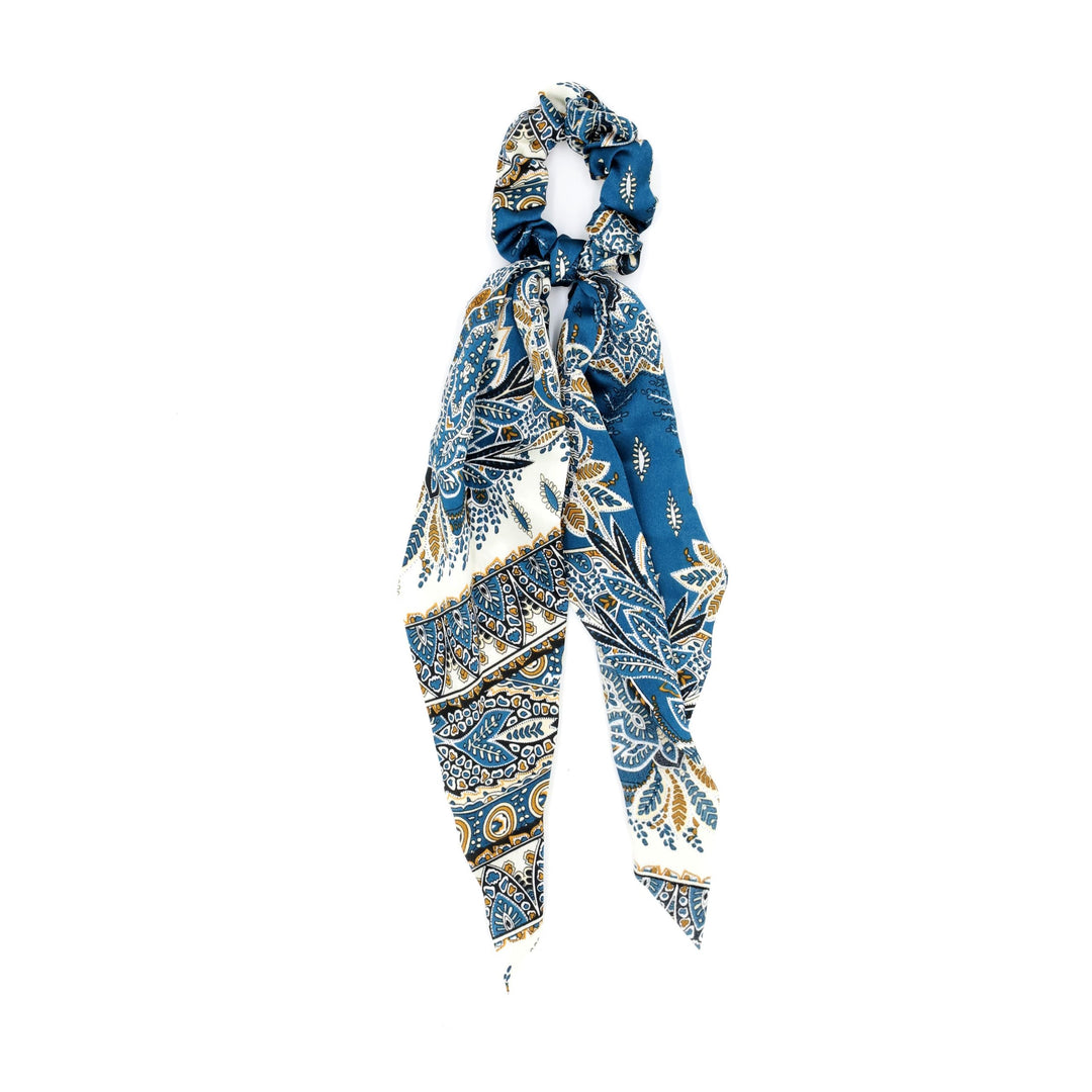 Blue Scrunchie scarf